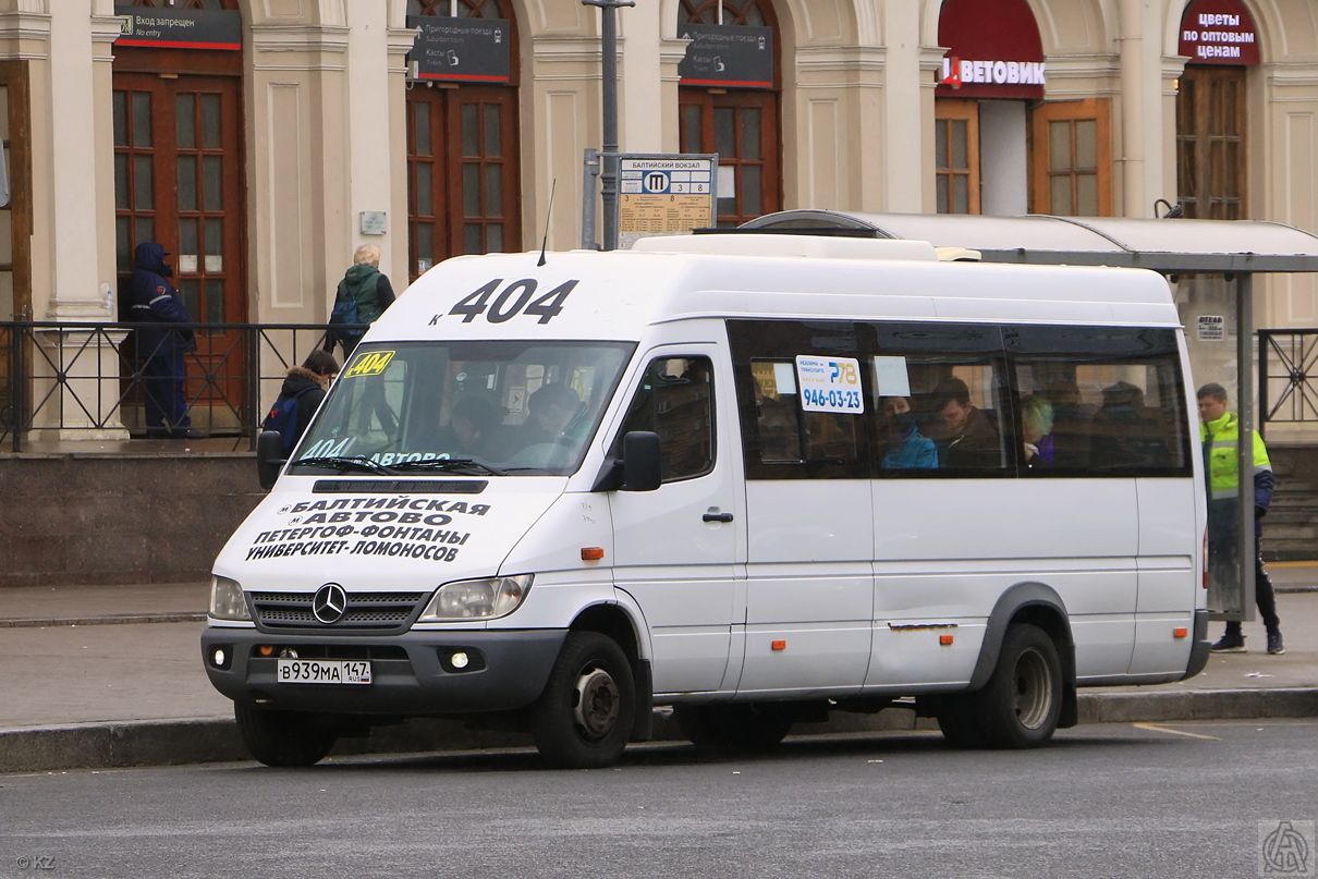 Санкт-Петербург, Луидор-223237 (MB Sprinter Classic) № В 939 МА 147