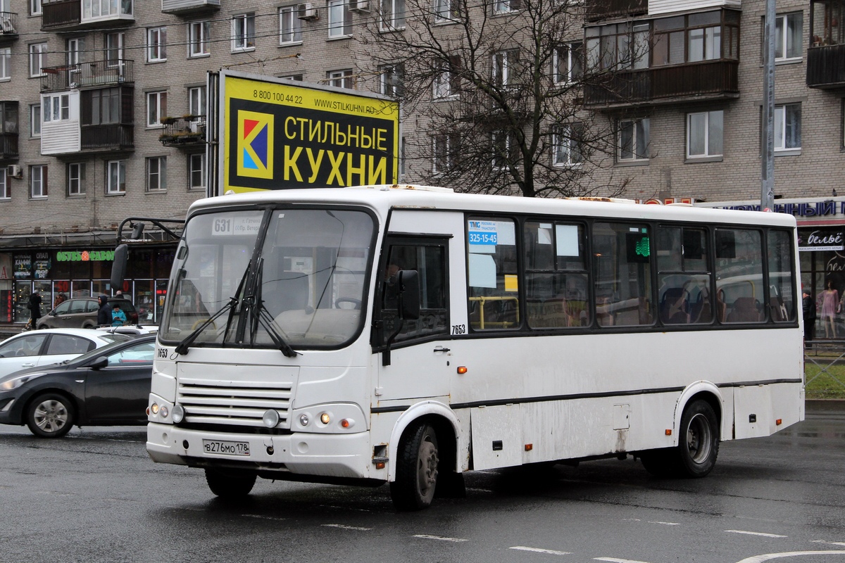 Ленинградская область, ПАЗ-320412-05 № 7653