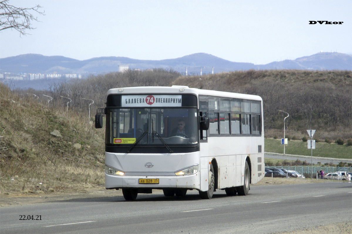 Приморский край, Daewoo New BS106 № АВ 028 25