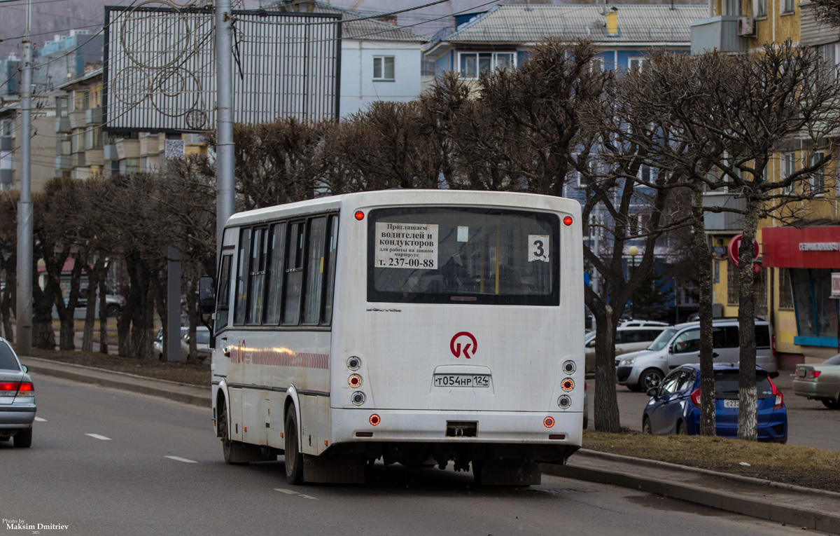 Krasnoyarsk region, PAZ-320412-05 "Vector" # Т 054 НР 124