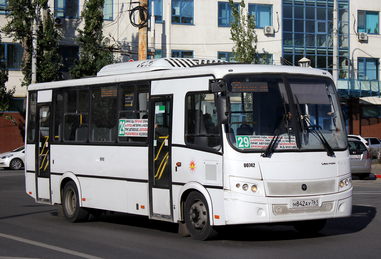 Растоўская вобласць, ПАЗ-320412-04 "Вектор" № 00742