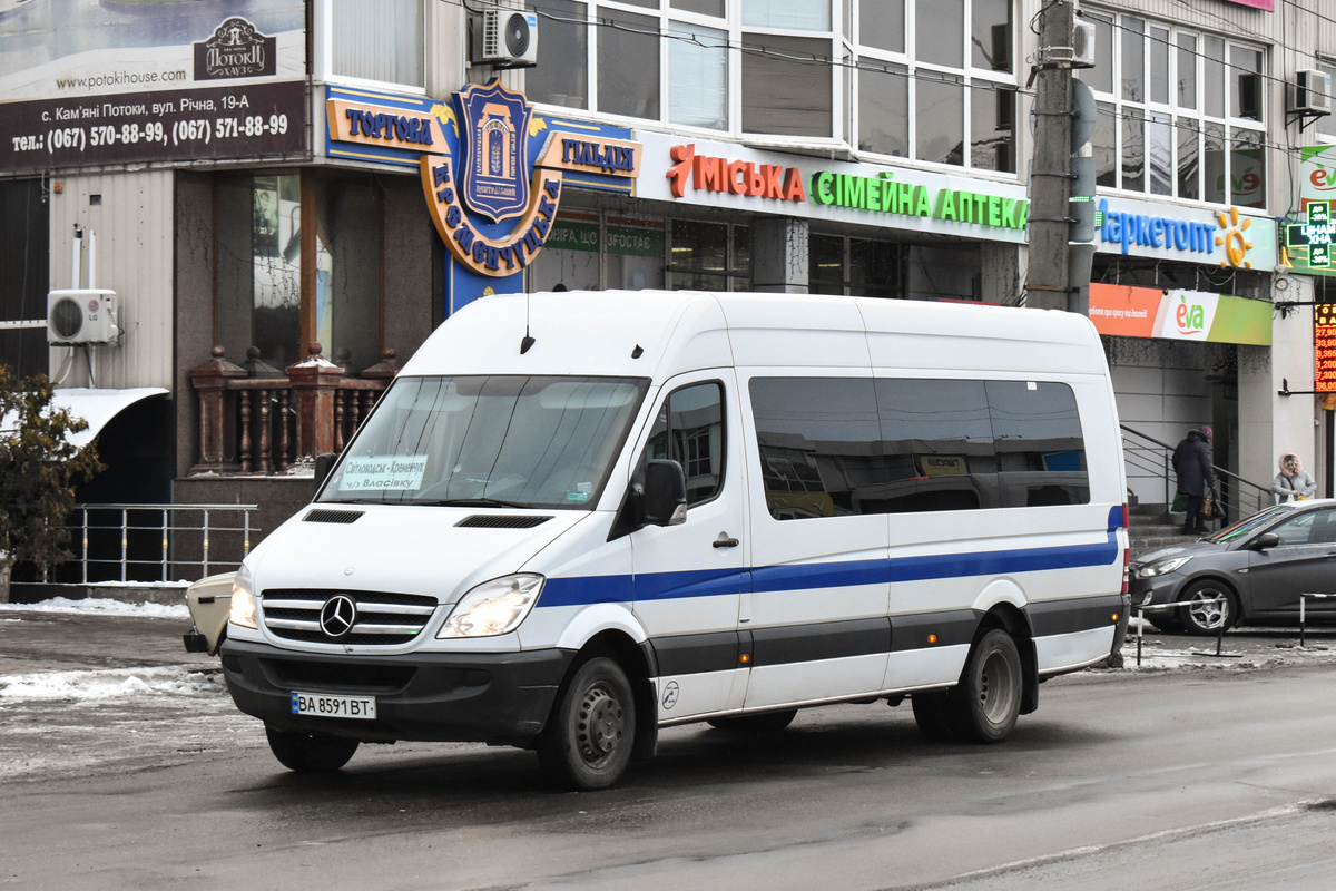 Кировоградская область, Mercedes-Benz Sprinter W906 516CDI № BA 8591 BT