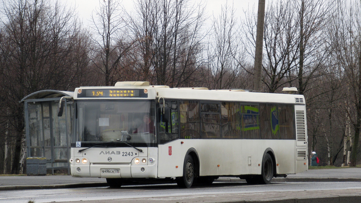 Санкт-Петербург, ЛиАЗ-5292.60 № 2243