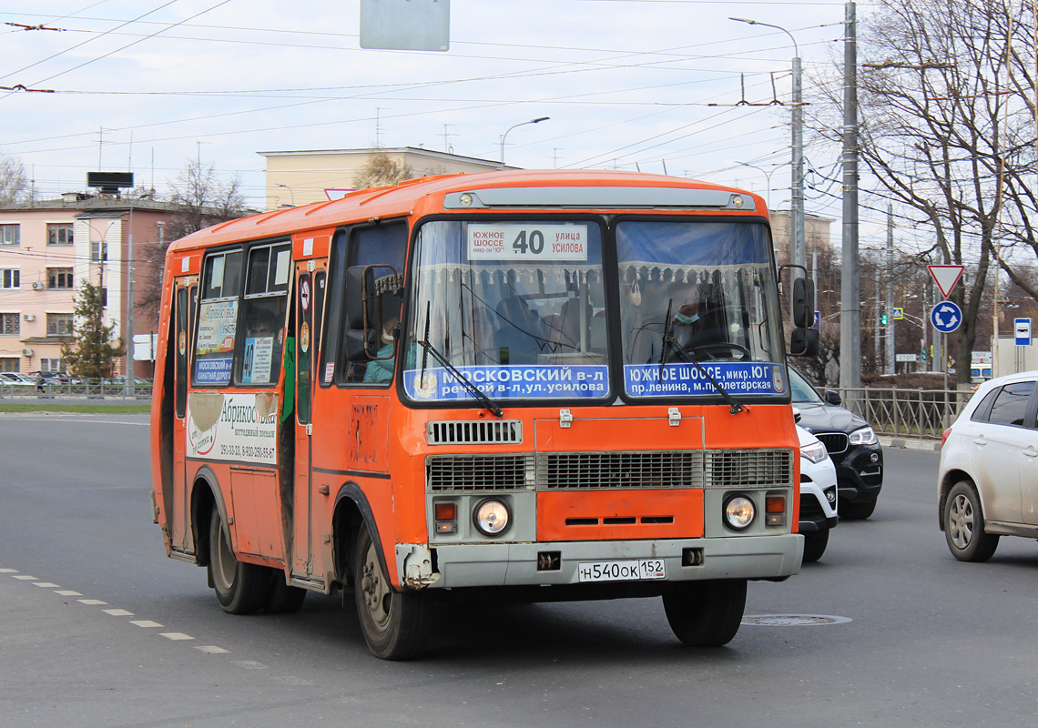 Ніжагародская вобласць, ПАЗ-32054 № Н 540 ОК 152