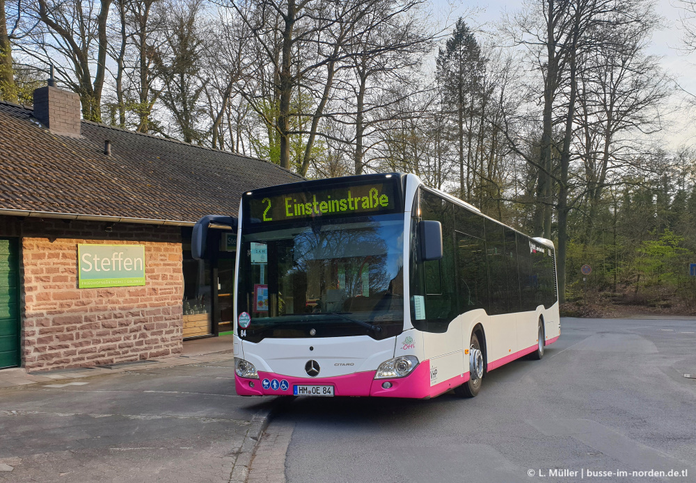 Нижняя Саксония, Mercedes-Benz Citaro C2 hybrid № 84