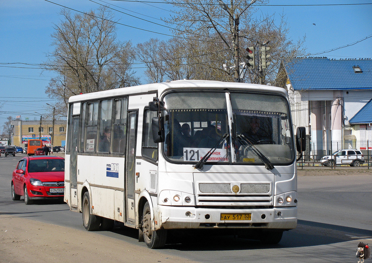 Nizhegorodskaya region, PAZ-320412-05 č. АУ 517 52