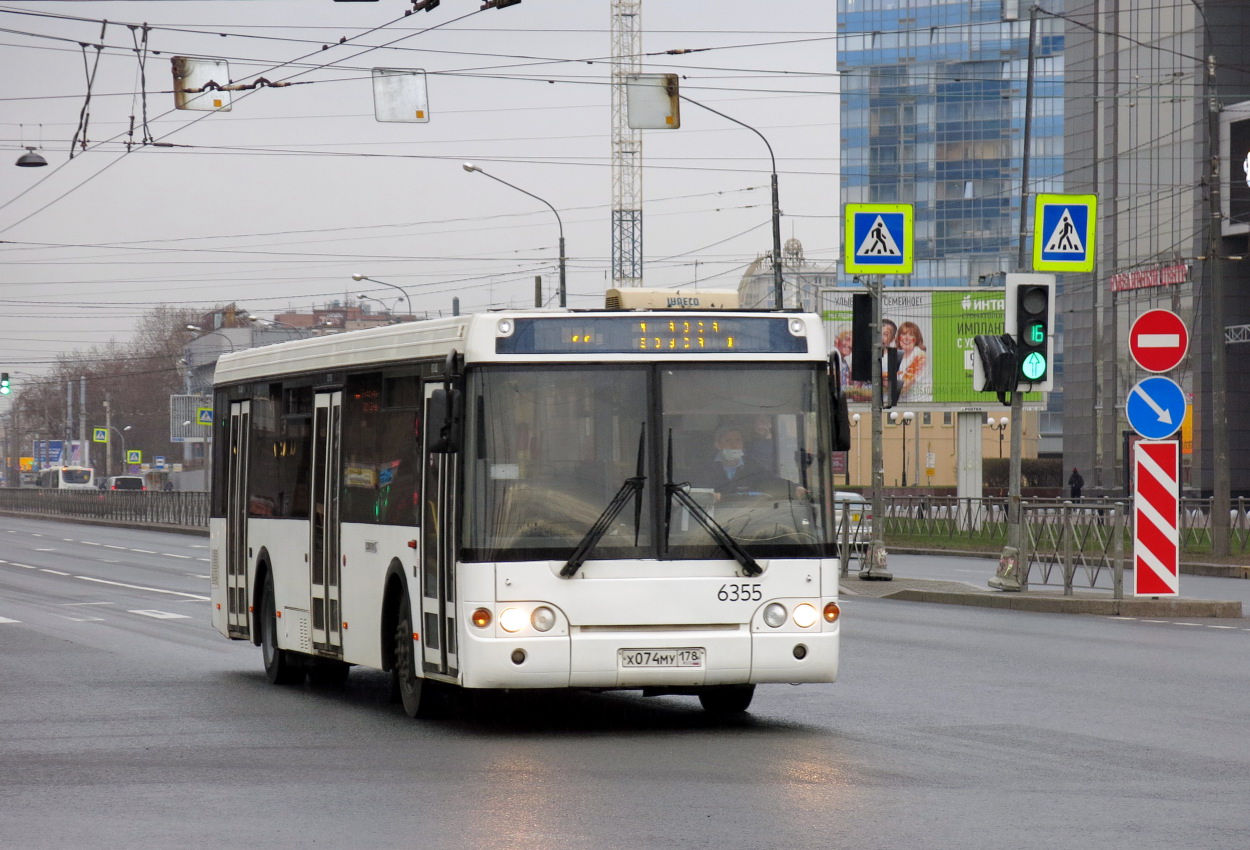 Санкт-Петербург, ЛиАЗ-5292.20 № 6355