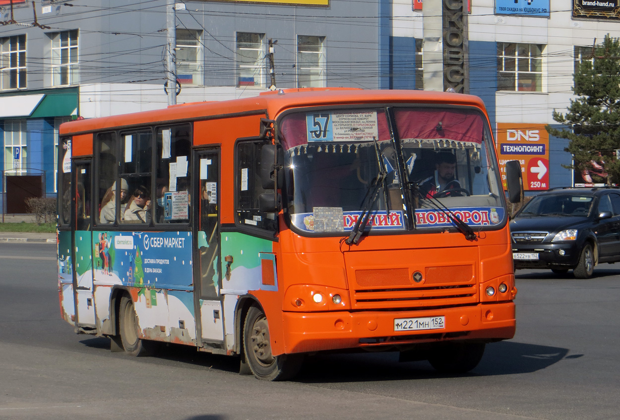 Нижегородская область, ПАЗ-320402-05 № М 221 МН 152