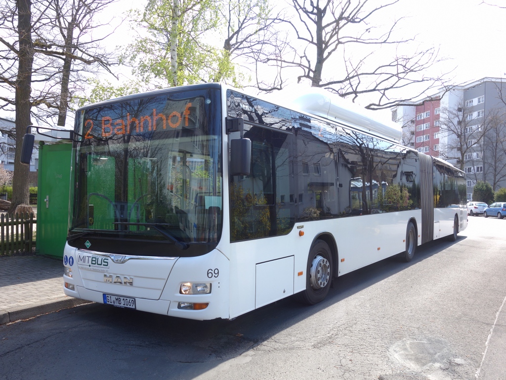 Гессен, MAN A23 Lion's City G NG313 CNG № 69