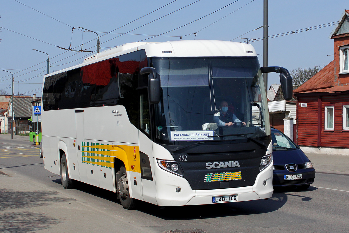 Литва, Scania Touring HD 12.0 № 492