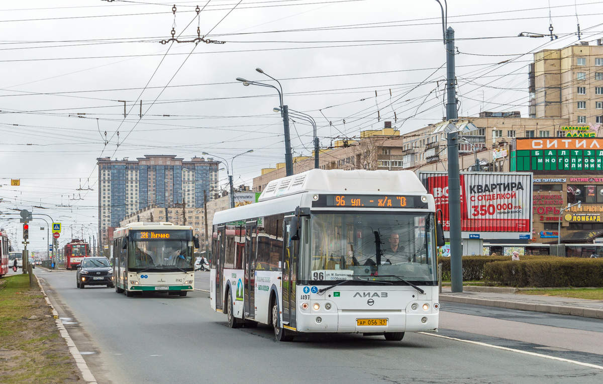 Санкт-Петербург, ЛиАЗ-5292.67 (CNG) № 4497