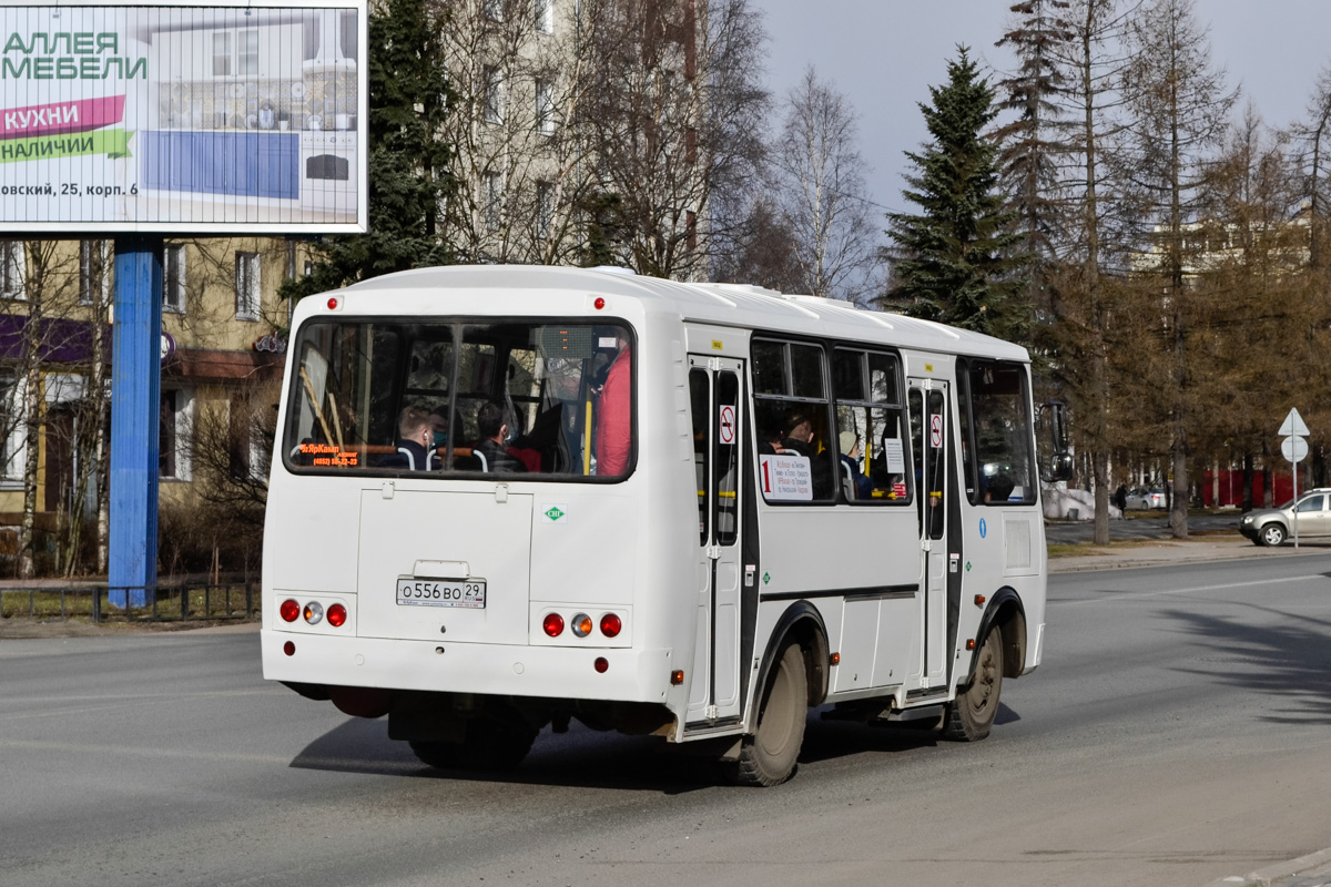 Архангельская область, ПАЗ-320540-22 № О 556 ВО 29