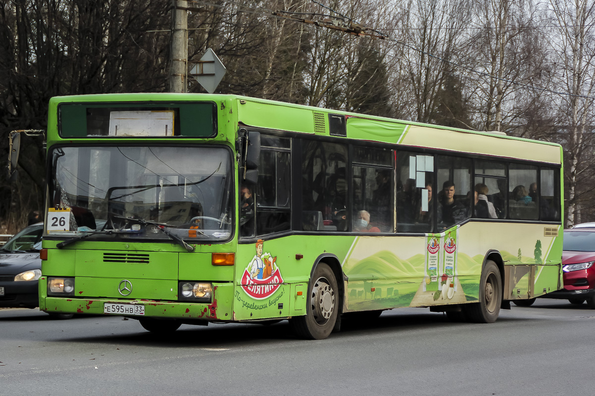 Vladimir region, Mercedes-Benz O405N2 # Е 595 НВ 33