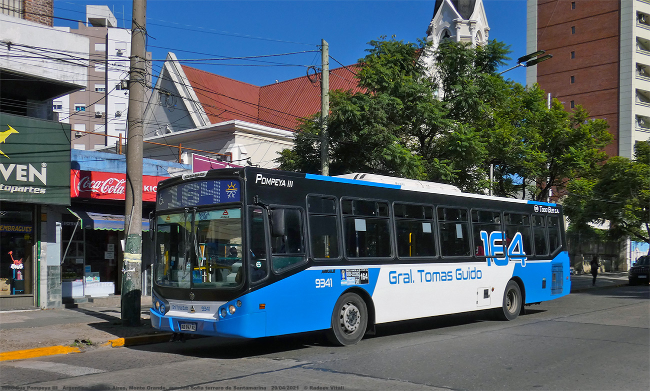 Аргентина, Todo Bus Pompeya III № 9341