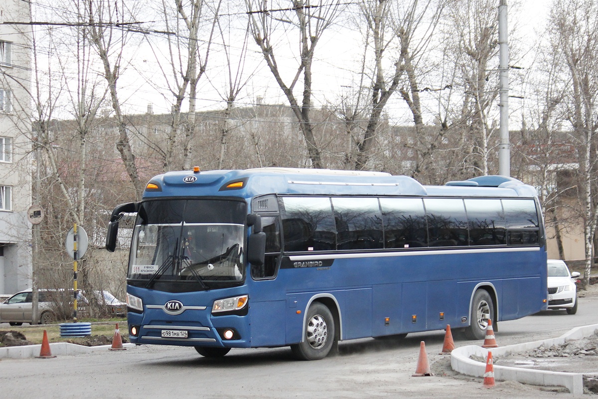 Красноярский край, Kia KM959S Granbird Parkway № О 981 МВ 124