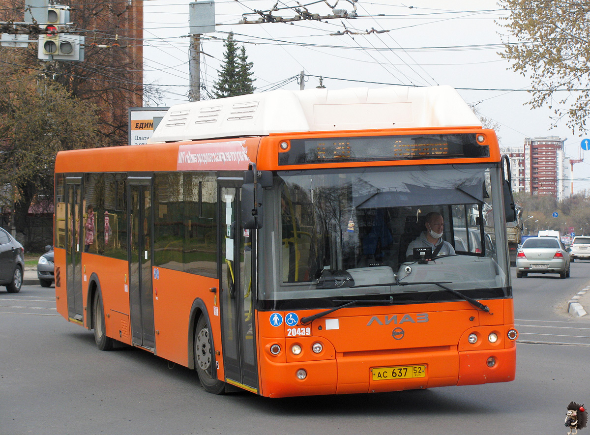 Нижегородская область, ЛиАЗ-5292.67 (CNG) № 20439