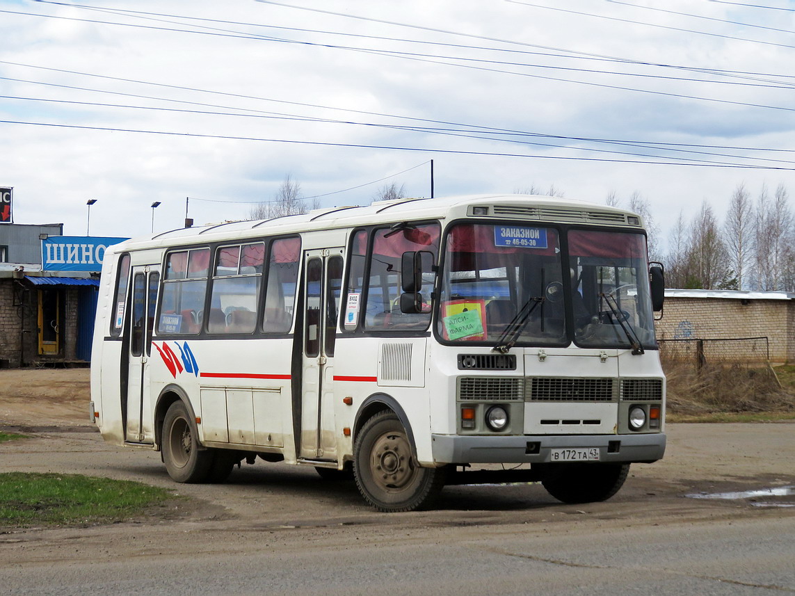 Кировская область, ПАЗ-4234 № В 172 ТА 43