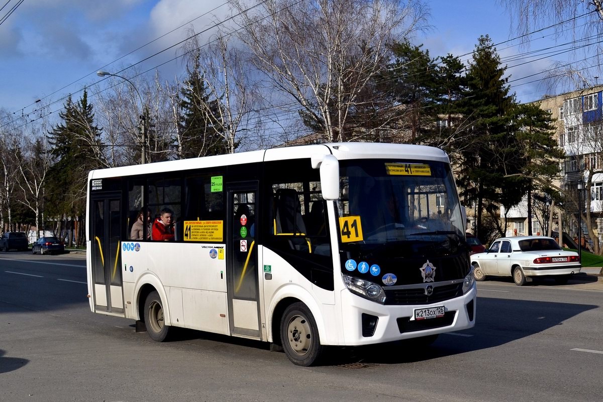 Ставропольский край, ПАЗ-320435-04 "Vector Next" № К 213 ОХ 126