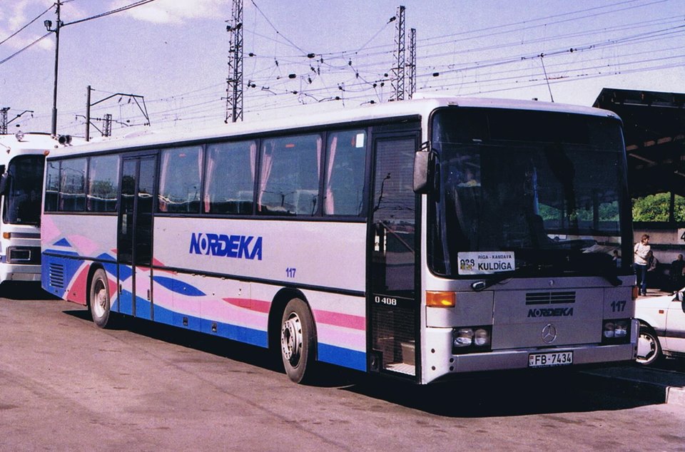 Латвия, Mercedes-Benz O408 № 117