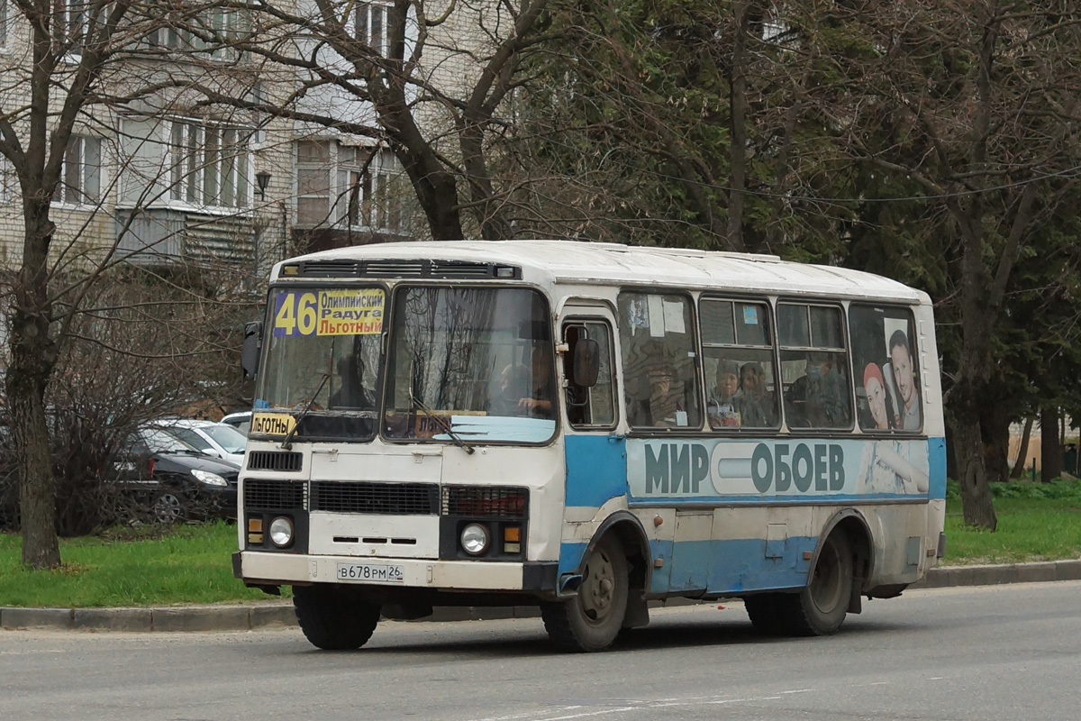 Ставропольский край, ПАЗ-32051 № В 678 РМ 26