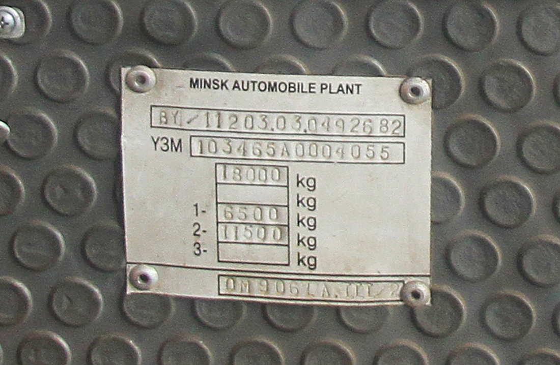 Витебская область, МАЗ-103.465 № 021873