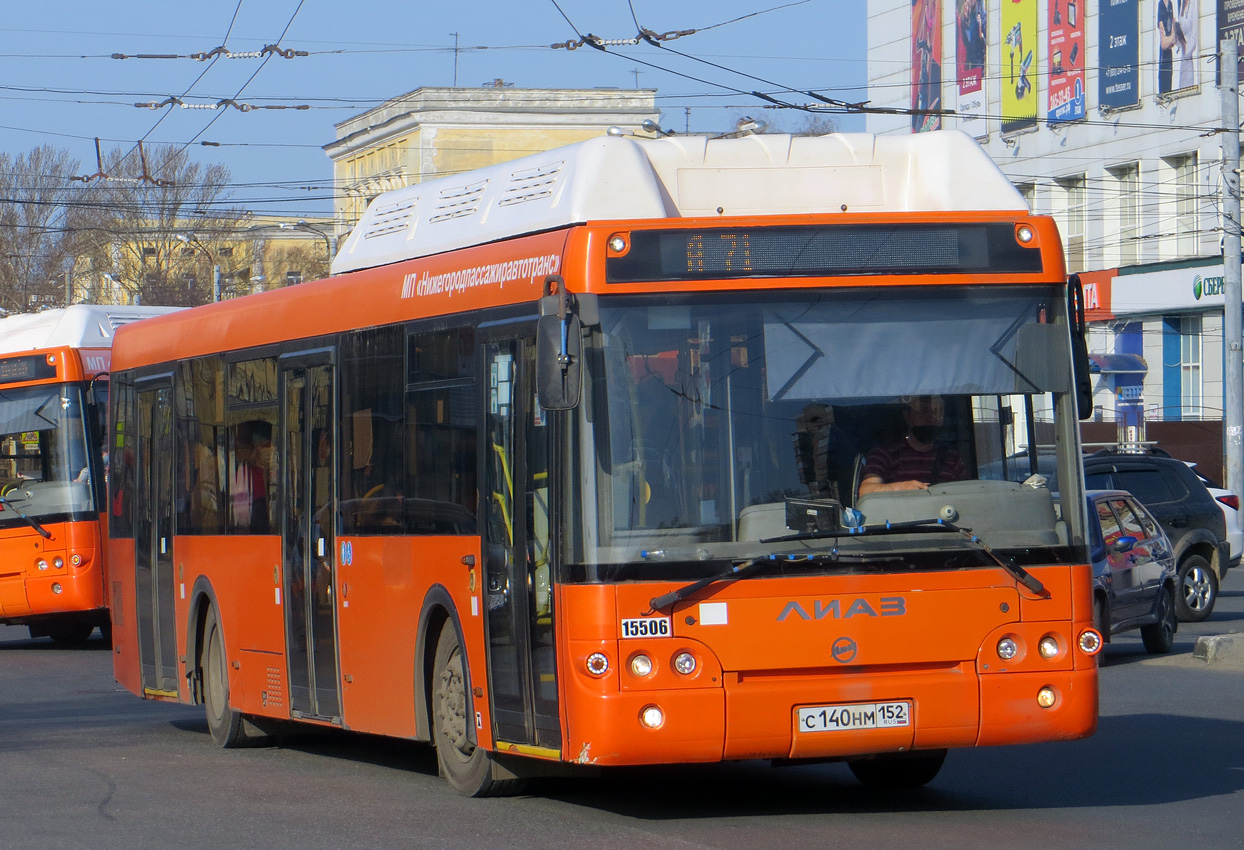 Нижегородская область, ЛиАЗ-5292.67 (CNG) № 15506