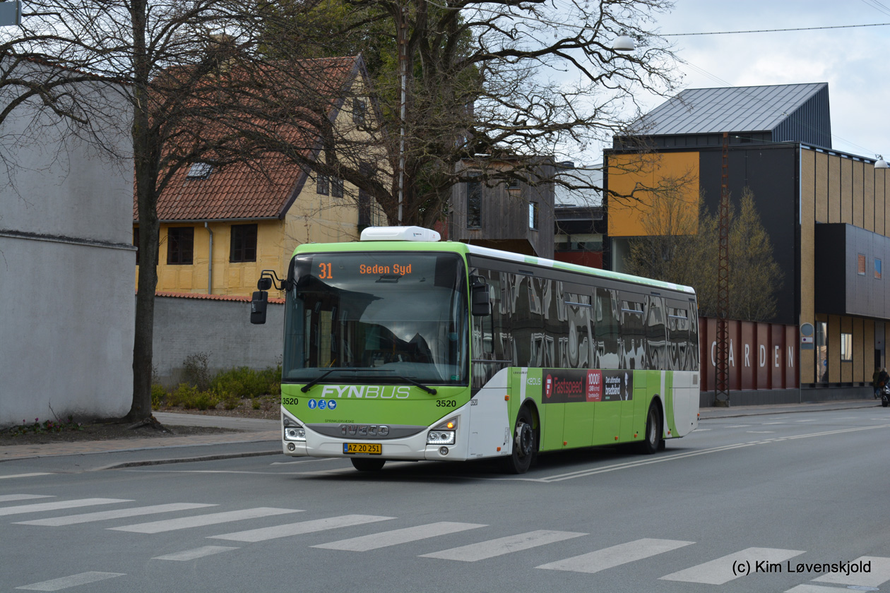 Denmark, IVECO Crossway LE CITY 13M # 3520