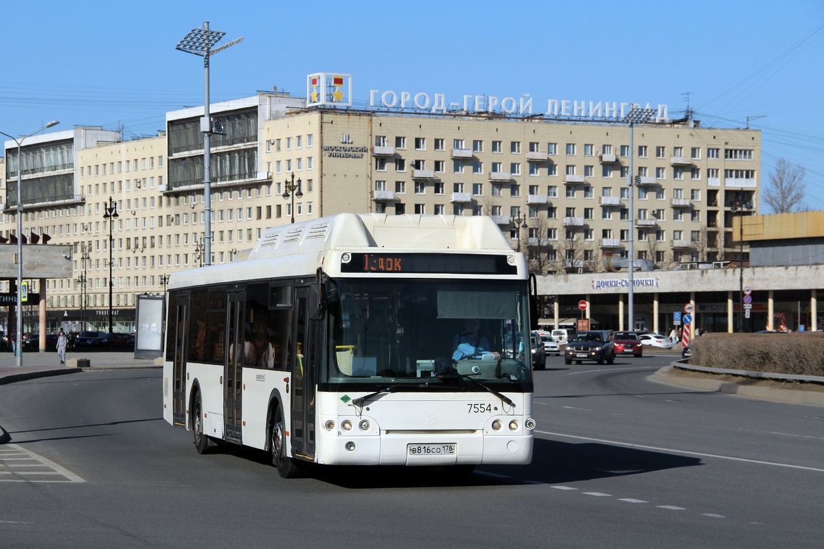 Санкт-Петербург, ЛиАЗ-5292.71 № 7554