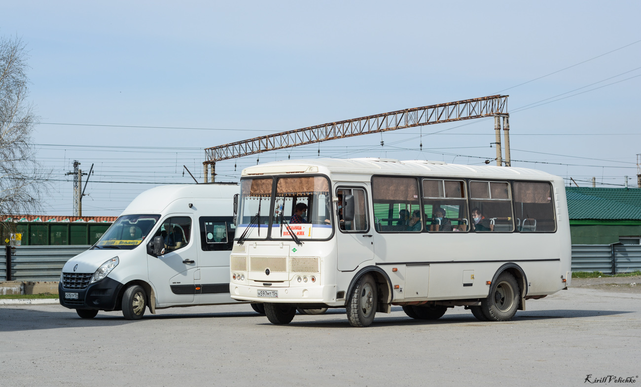 Новосибирская область, ПАЗ-320530-22 № Н 597 МТ 154