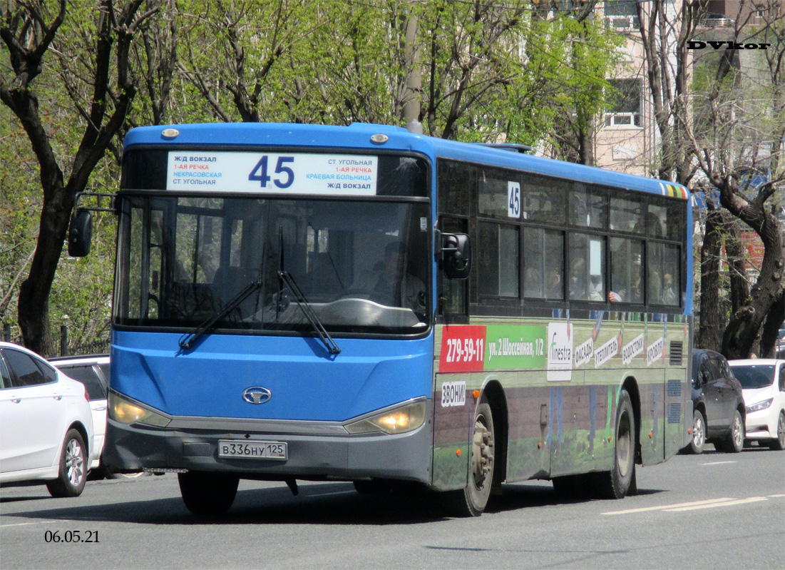 Приморский край, Daewoo New BS106 № В 336 НУ 125