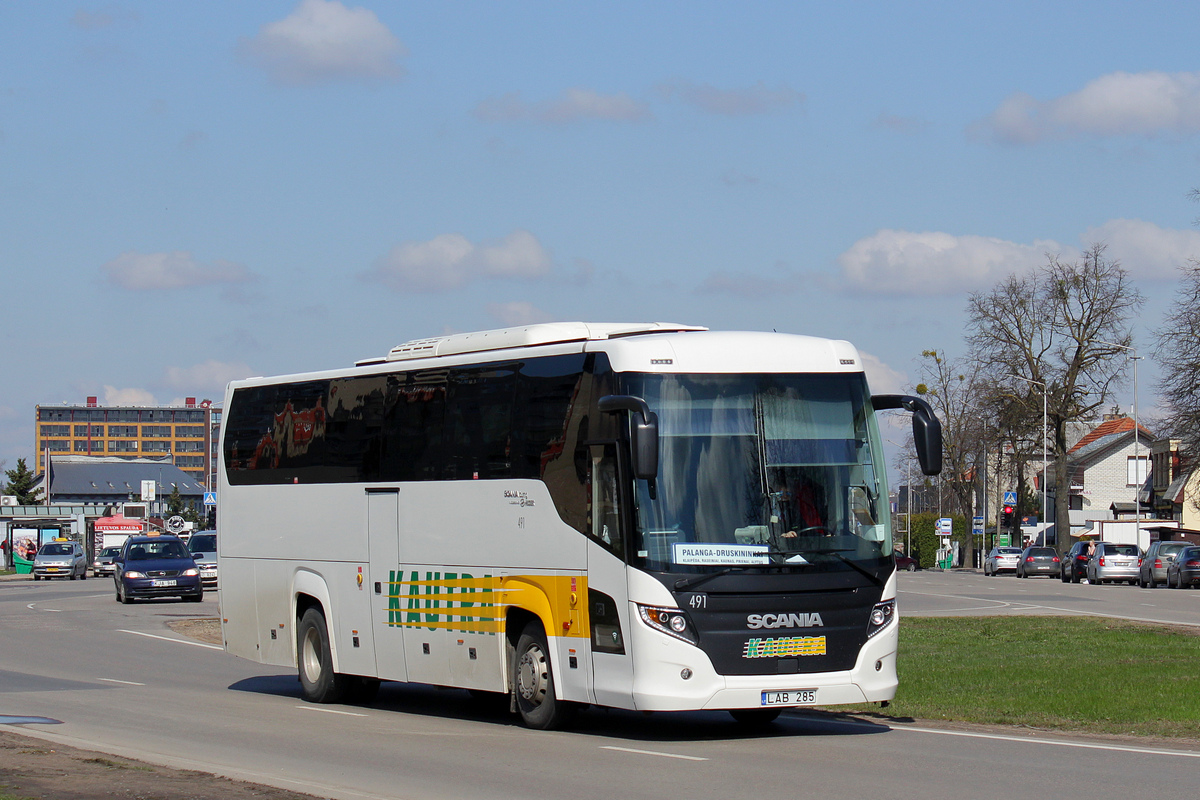 Литва, Scania Touring HD № 491