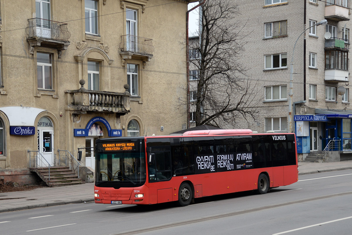 Литва, MAN A21 Lion's City NL273 № 3034