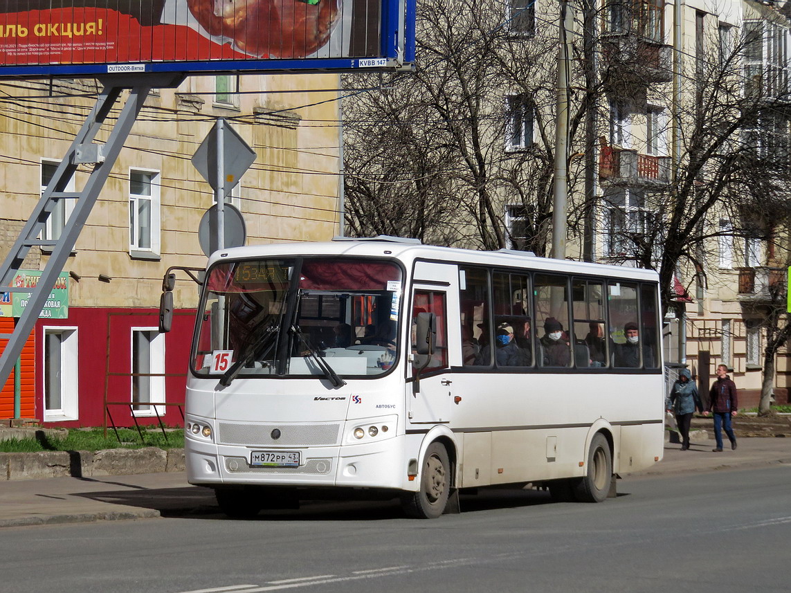 Кировская область, ПАЗ-320412-05 "Вектор" № М 872 РР 43