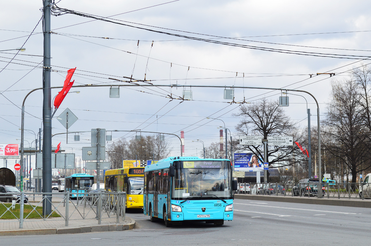 Санкт-Петербург, ЛиАЗ-4292.60 (1-2-1) № 6858