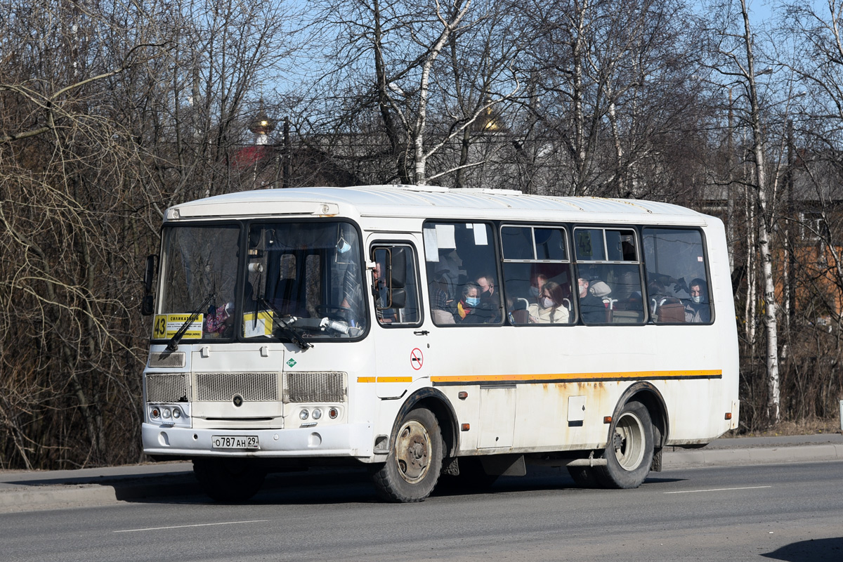 Архангельская область, ПАЗ-32054 № О 787 АН 29