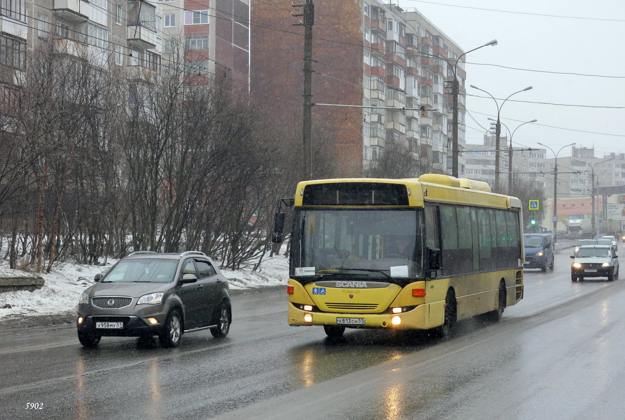 Мурманская область, Scania OmniLink II (Скания-Питер) № А 813 СН 51