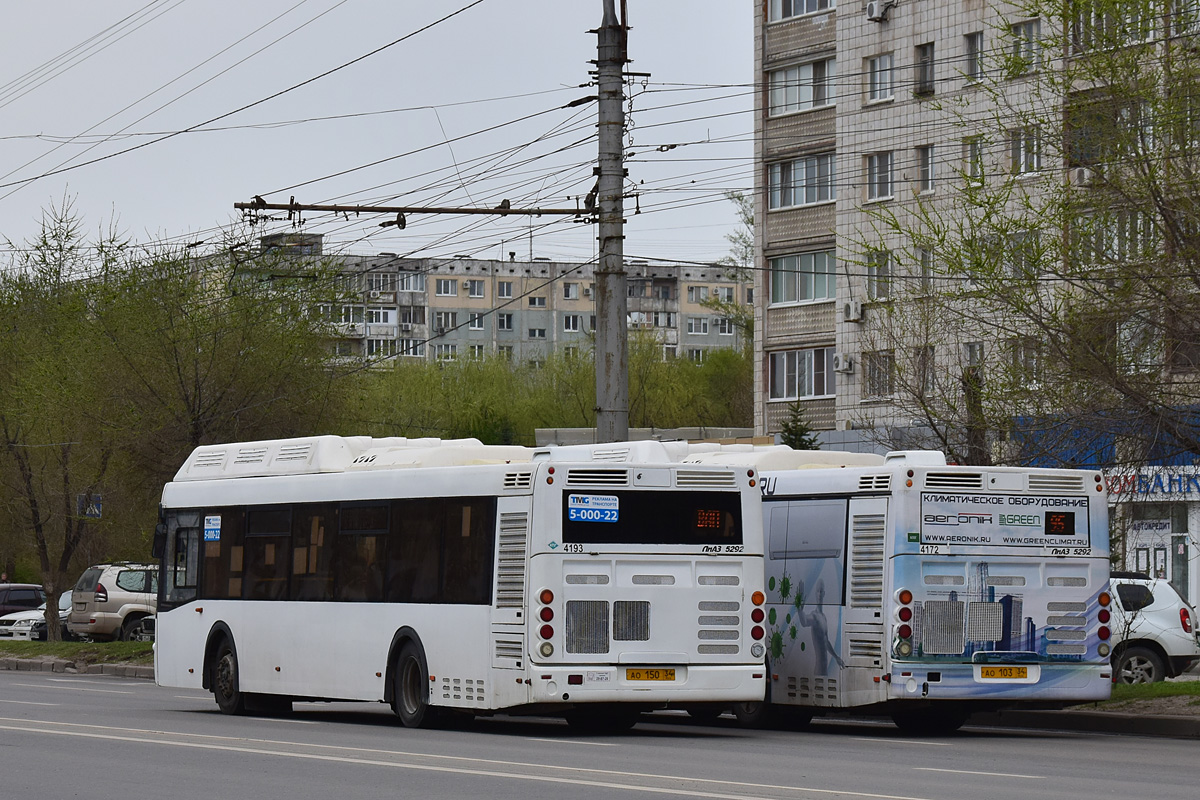 Волгоградская область, ЛиАЗ-5292.67 (CNG) № 4193