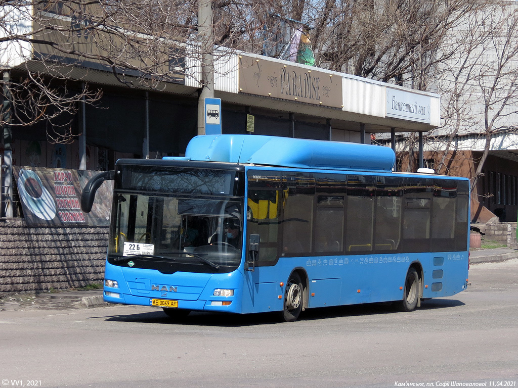 Днепропетровская область, MAN A21 Lion's City NL313 CNG № AE 0069 AF