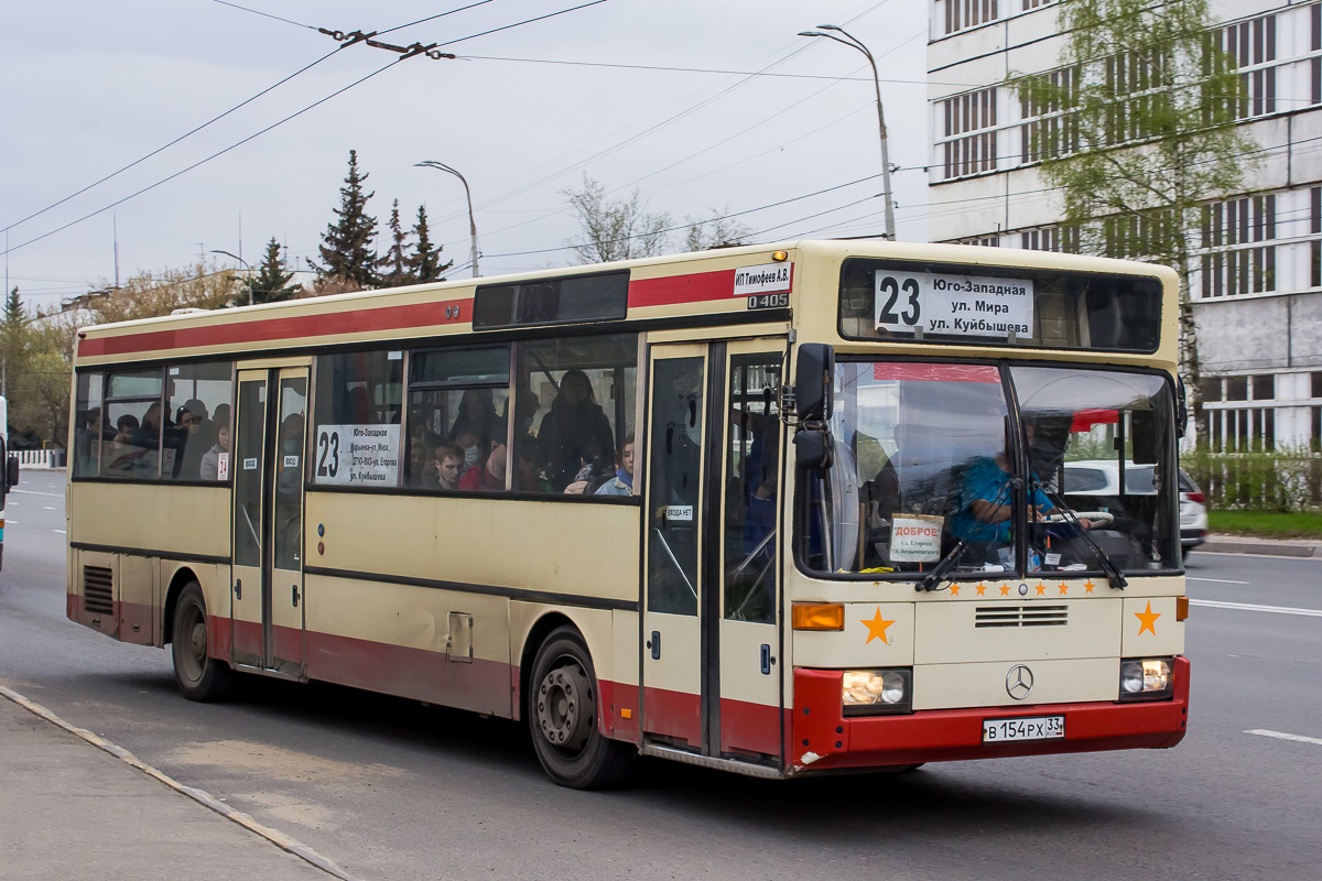 Владимирская область, Mercedes-Benz O405 № В 154 РХ 33