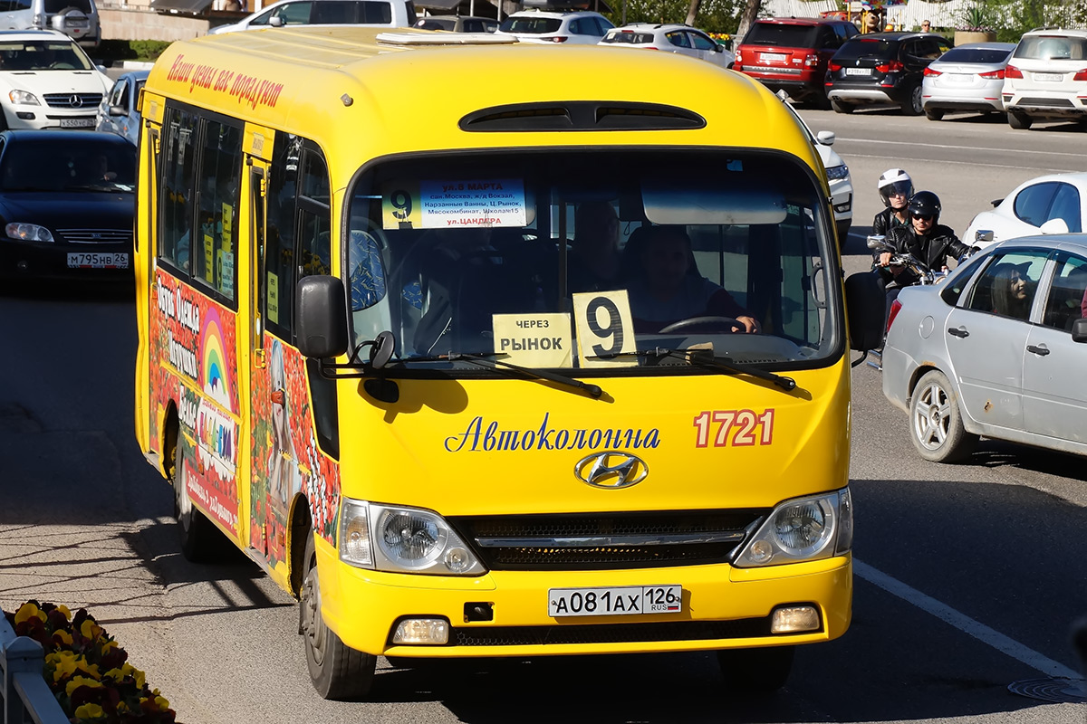 Ставропольский край, Hyundai County Kuzbass № А 081 АХ 126