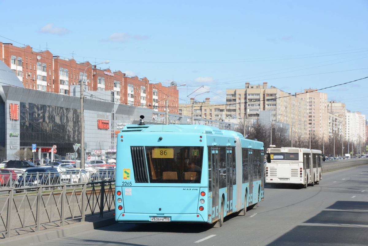 Санкт-Петербург, МАЗ-216.066 № 2265