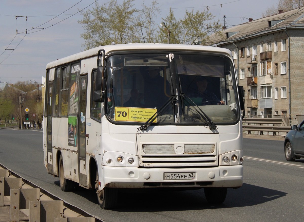 Kirov region, PAZ-320402-03 Nr. М 554 РЕ 43