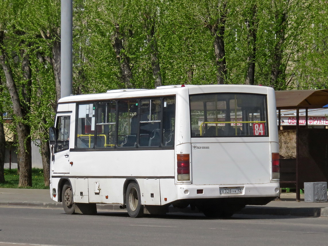 Kirov region, PAZ-320402-05 Nr. Х 328 УК 43