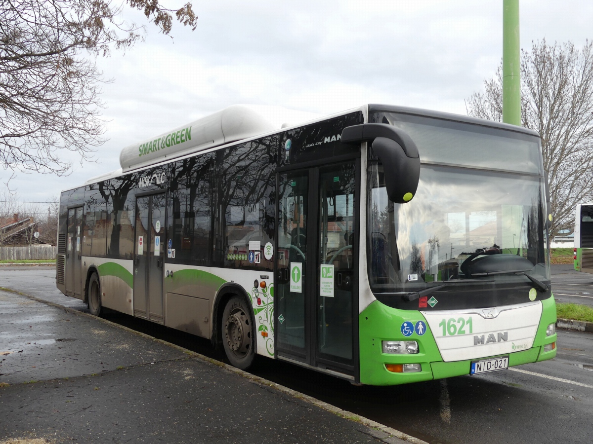 Венгрия, MAN A21 Lion's City NL273 CNG № 1621