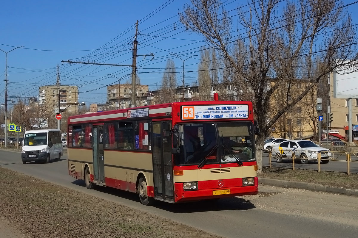 Саратовская область, Mercedes-Benz O405 № АТ 770 64