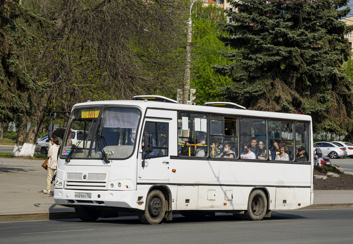 Башкортостан, ПАЗ-320402-05 № А 424 ВО 702