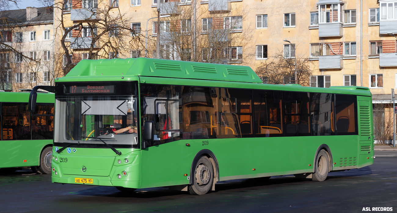 Pskov region, LiAZ-5292.67 (CNG) # 209