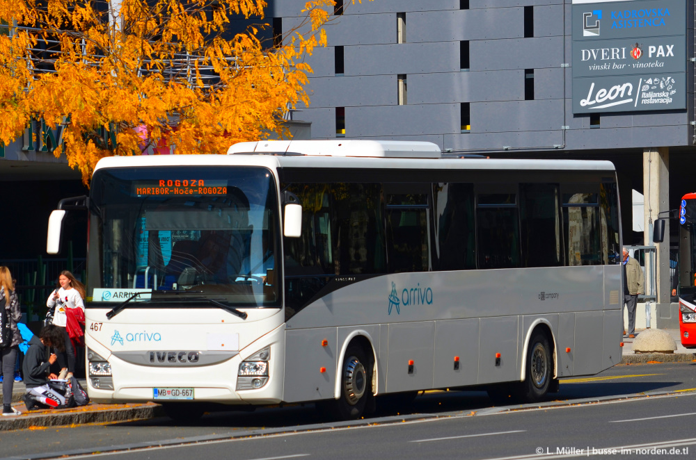 Словения, IVECO Crossway LINE 12M № 467