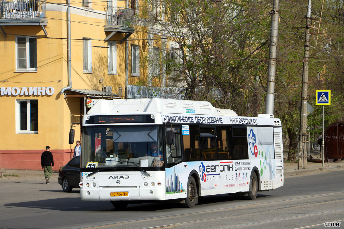 Волгоградская область, ЛиАЗ-5292.67 (CNG) № 4177