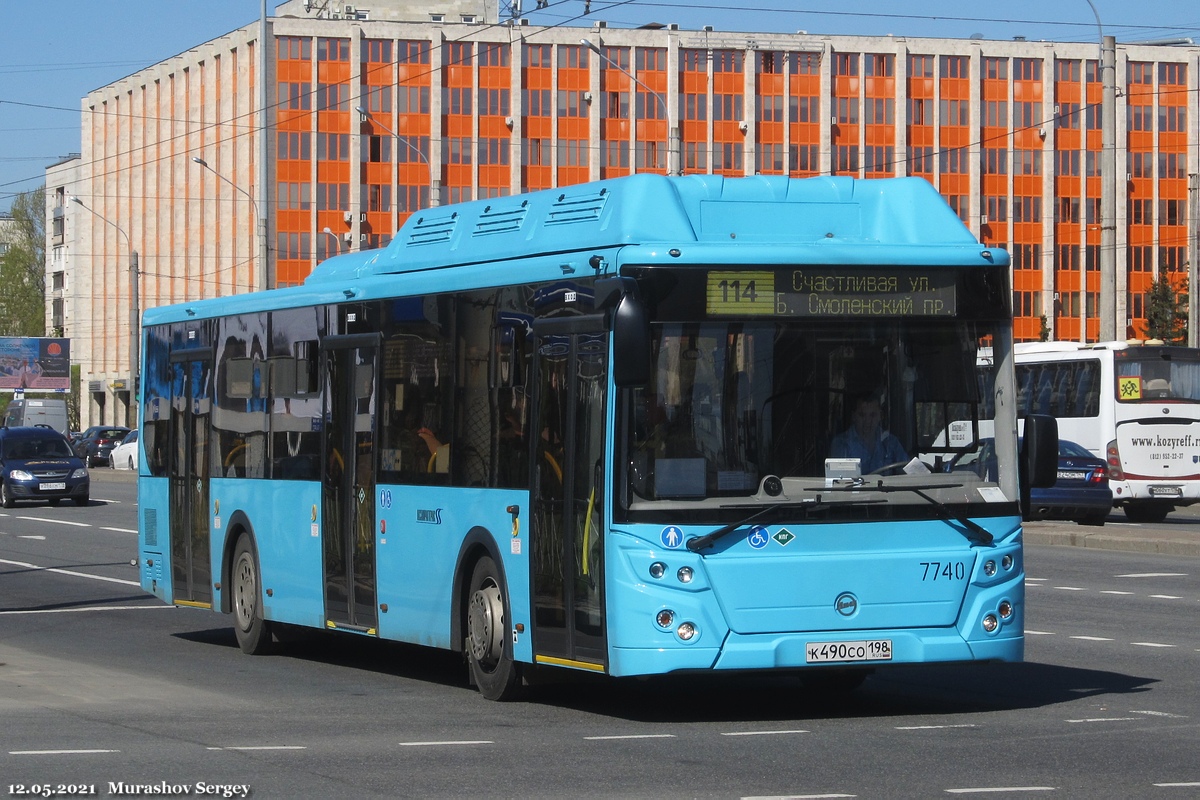 Санкт-Петербург, ЛиАЗ-5292.67 (CNG) № 7740